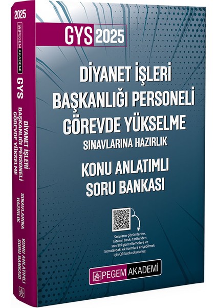 2024 Diyanet İşleri Başkanlığı Personeli Görevde Yükselme Sınavlarına Hazırlık Konu Anlatımlı Soru Bankası