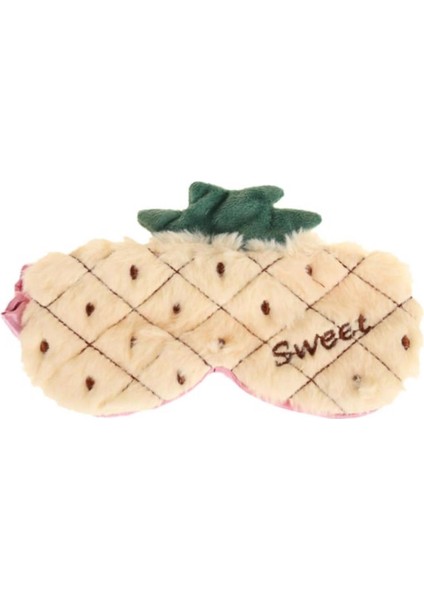 Peluş Ananas Sweet Uyku Göz Bandı / Uyku Gözlüğü