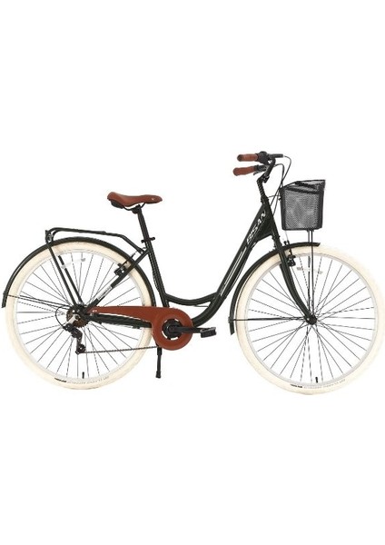 Sorrento Şehir Bisikleti 36 cm V 24 Jant 3 Vites Bebek Mavisi Beyaz