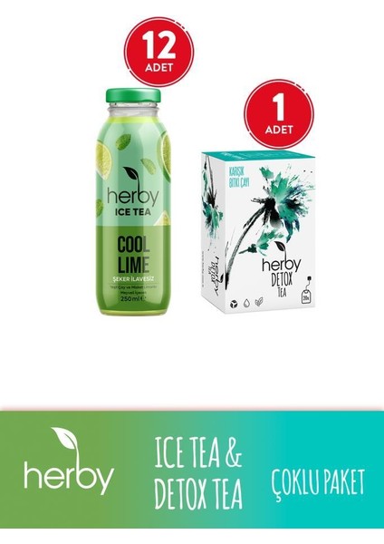 Diyete Destek Paketi (Ice Tea Cool Lime 12'li Şeker İlavesiz Soğuk Çay )