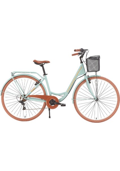 Sorrento Şehir Bisikleti 44 cm V 26 Jant 3 Vites Çağla Yeşili Gold