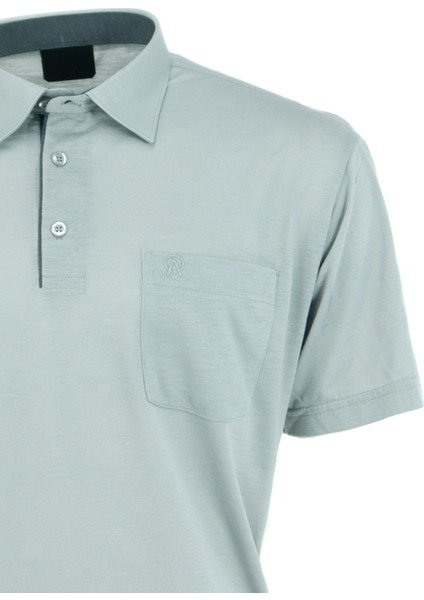 Erkek Cepli Kısa Kollu Düz Renk Normal Kesim Pamuklu Kumaş Gömlek Yaka T-Shirt modelleri