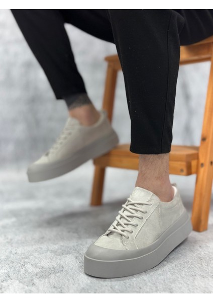 Bağcıklı Casual Erkek Ayakkabı Gri