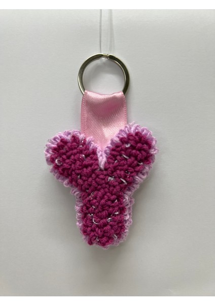 Y Harf Anahtarlık ve Çanta Süsü