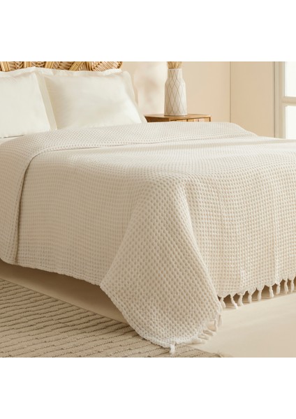 Mady Cotton Waffle Çift Kişilik Tek Pike Beyaz fiyatları