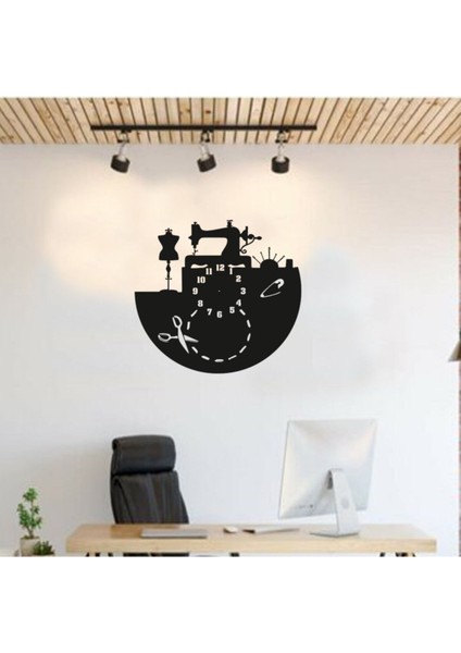 Terzilere Özel Hediyelik Duvar Saati Lazer Kesim