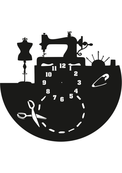 Terzilere Özel Hediyelik Duvar Saati Lazer Kesim fiyatları