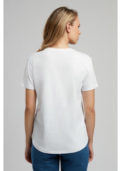 Londonlogo Kadın O Yaka T-Shirt Siyah modelleri