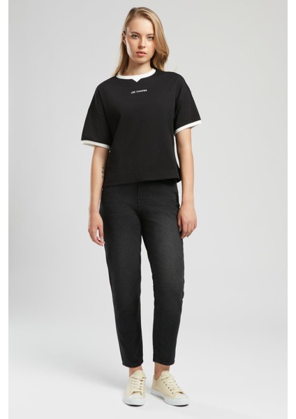 Briana Kadın O Yaka T-Shirt Siyah