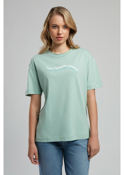 Wave Kadın O Yaka T-Shirt Mint fiyatları