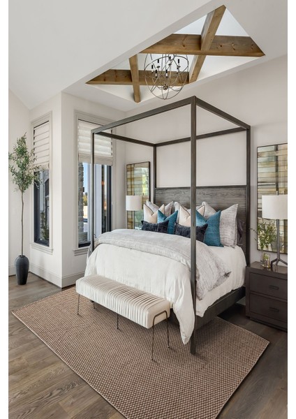 Tm-01 Sisal Jut Hasır Model Tek Renk Dokuma Yıkanabilir Toz Vermez Halı Krem fiyatları