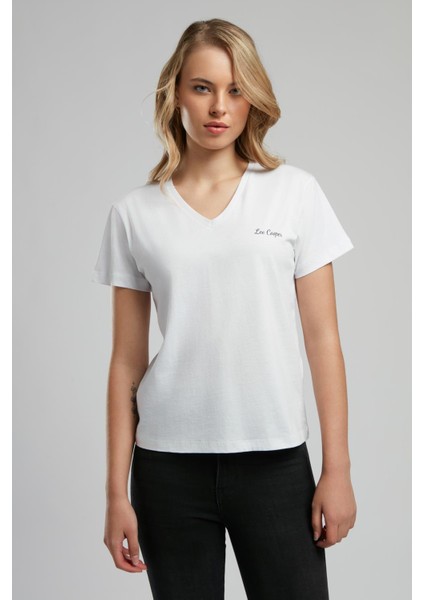 Sade Kadın V Yaka T-Shirt Beyaz fiyatları