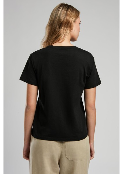 Zebrars Kadın O Yaka T-Shirt Siyah fiyatları