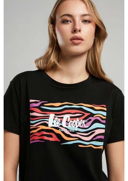 Zebrars Kadın O Yaka T-Shirt Siyah fırsatları