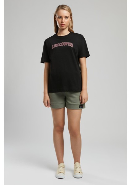 Nina Kadın O Yaka T-Shirt Siyah