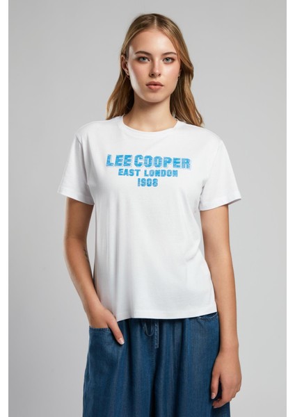 Digital Kadın O Yaka T-Shirt Beyaz fiyatları