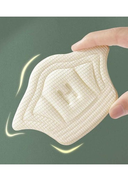 3 Çift Renkli Taç Şekilli Ayakkabı Vurma Önleyici 5 mm Daraltma ve Topuk Destekli Koruyucu Pedler