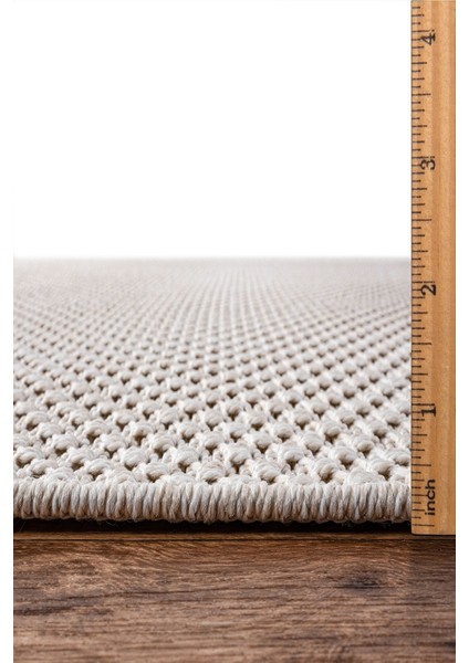 Tm-01 Sisal Jut Hasır Model Tek Renk Dokuma Yıkanabilir Toz Vermez Halı Krem fırsatları