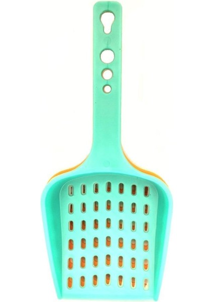 3 Adet Renkli Delikli Kedi Kumu Temizleme Filtre Elekli Dar Aralıklı Kürek Uzunluk 22 cm fırsatları