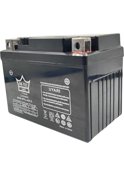 Ortec 12V 4AH (YTX4A-BS) Motosiklet Aküsü