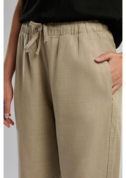 Alberta Kadın Dokuma Pantolon Bej fırsatları