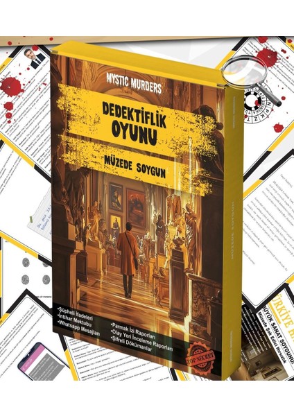 Dedektiflik Dava Çözme Oyunu - Müzede Soygun