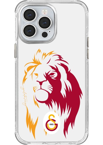 iPhone 14 Pro Max Uyumlu Galatasaray Sarıyla Kırmızı Aslan Lisanslı Telefon Kılıfı