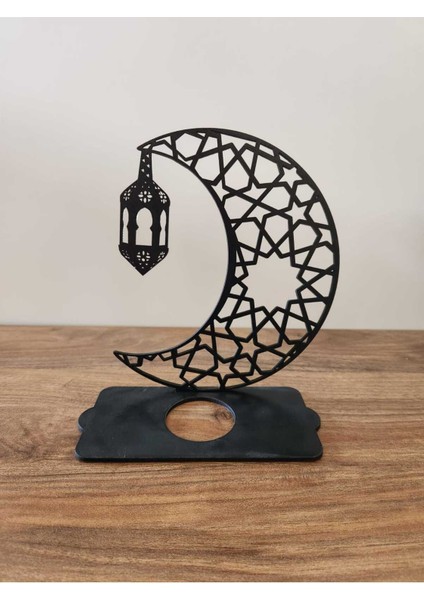 Ramazan Süsü Çift Yönlü Aynalı Gold/siyah Işıklı Dekoratif Yansıtmalı Mumluk Fener Selçuklu Desen fiyatları