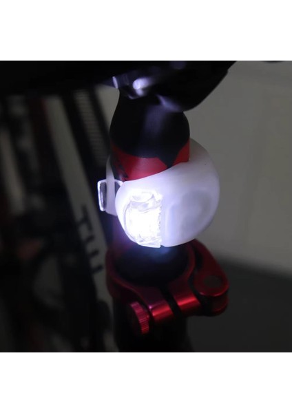2 Adet LED Işıklı 3 Fonksiyonlu Bisiklet Scooter Işık Su Geçirmez Flaşör Seti