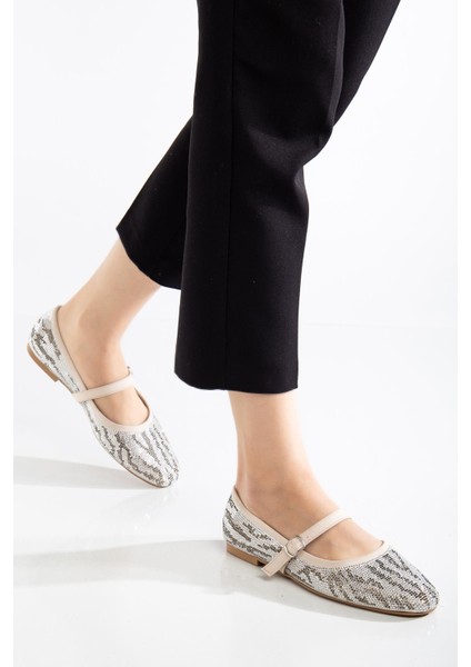 Suins Gesto Taş Kaplamalı Kadın Babet Ayakkabı fiyatları