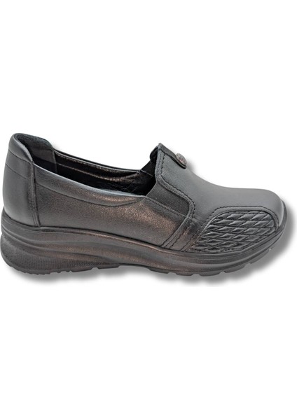 Brigitte Deri Kadın Kemik Çıkıntısına Özel Günlük Ayakkabı - Brigitte - Siyah - 37