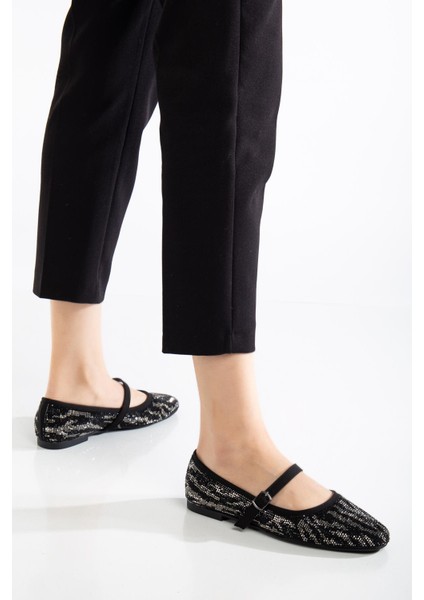 Suins Gesto Taş Kaplamalı Kadın Babet Ayakkabı fiyatları