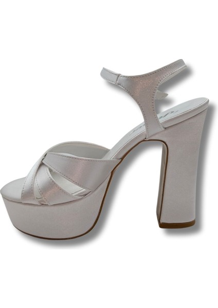 Clara Platform Topuklu Abiye Ayakkabı - Clara - Beyaz - 36 fiyatları