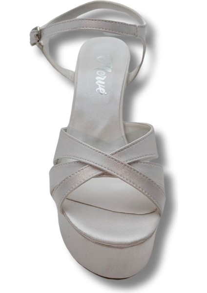 Clara Platform Topuklu Abiye Ayakkabı - Clara - Beyaz - 36 modelleri