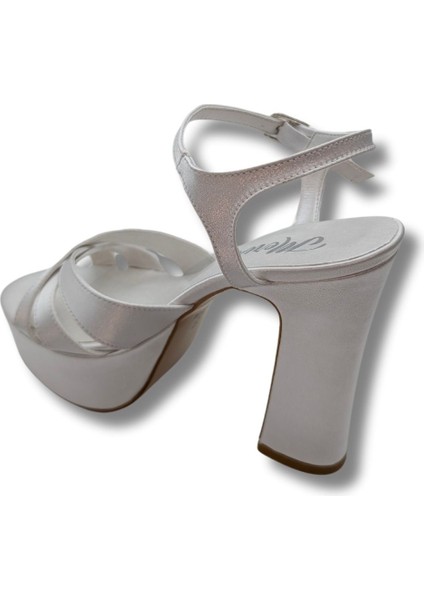 Clara Platform Topuklu Abiye Ayakkabı - Clara - Beyaz - 36 indirimleri