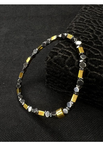 Yüksek Kalite Hematit Doğal Taş Bileklik Zenginlik, Canlılık, Güç ve Cesaret Sembolü Şifa Taşı modelleri