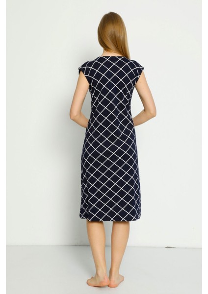 Desenli Kemerli Cepli Penye Modal Kısa Kollu Pamuklu Elbise indirimleri