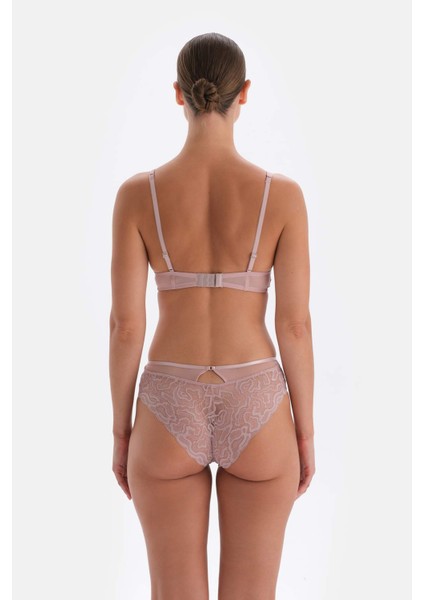 Soft Pembe Dantel Detaylı Brıef Külot