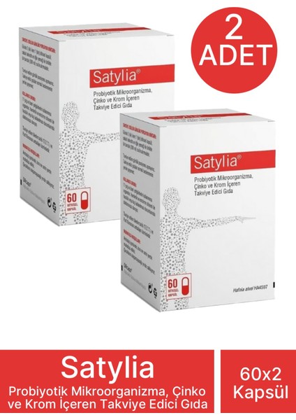 Satylia 60 Kapsül 2 Adet