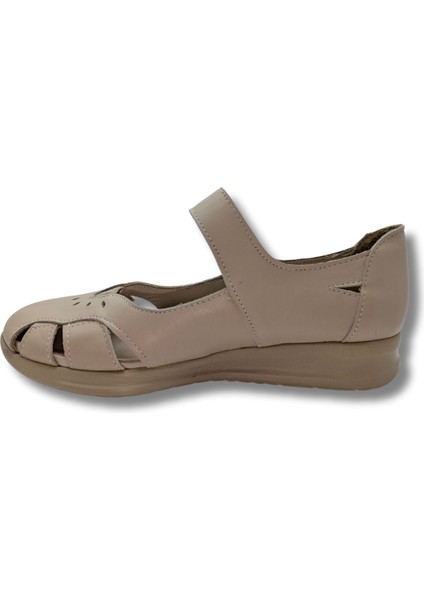 Dorothea Deri Kadın Ortopedik Ayakkabı - Dorothea - Krem - 39 fiyatları