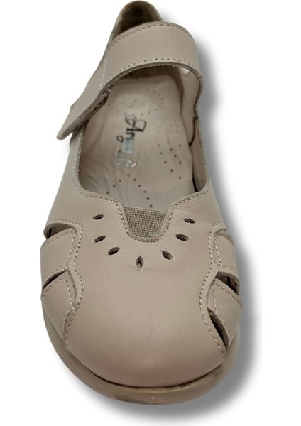 Dorothea Deri Kadın Ortopedik Ayakkabı - Dorothea - Krem - 39 modelleri