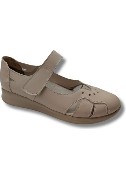 Dorothea Deri Kadın Ortopedik Ayakkabı - Dorothea - Krem - 39 fırsatları