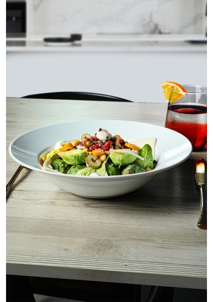 Beyaz Delta Makarna Tabağı 26 Cm fiyatları