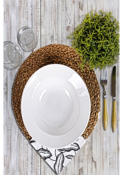 Beyaz Delta Makarna Tabağı 26 Cm modelleri