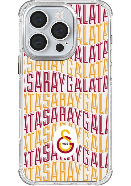 iPhone 16 Pro Uyumlu Galatasaray Bayrak Metin Lisanslı Telefon Kılıfı