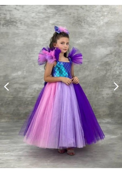 Kız Çocuk Abiye Deniz Kızı 3-6 2503