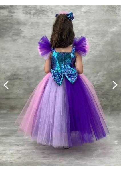 Kız Çocuk Abiye Deniz Kızı 3-6 2503 modelleri