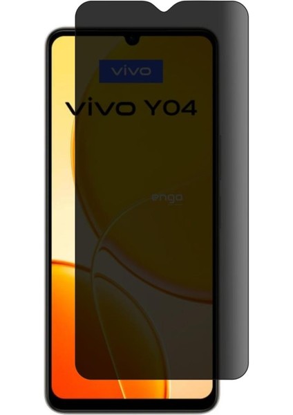 Vivo Y04 Hayalet Ekran Koruyucu 6.74 Inç Anti Spy Gizlilik Privacy