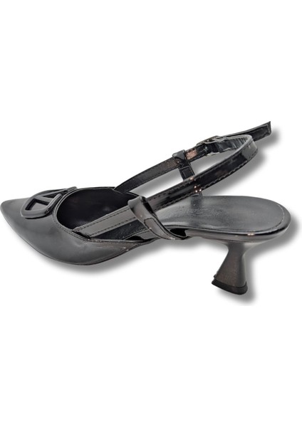 Frieda | Arkası Açık Stiletto - Frieda - Siyah - 37 indirimleri