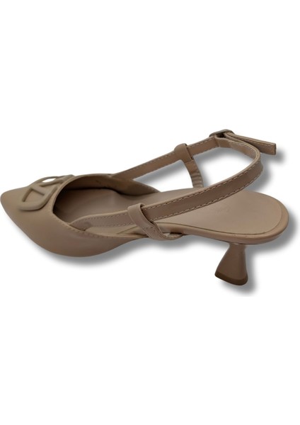 Frieda | Arkası Açık Stiletto - Frieda - Nude - 39 indirimleri